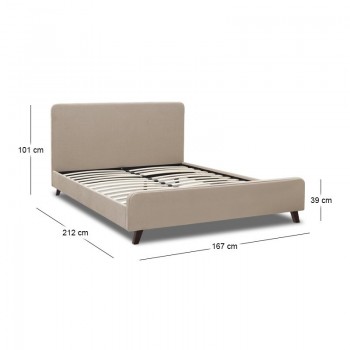 Απλίκα τοίχου Heart Megapap E27 MDF χρώμα μαύρο 47x12x40εκ.