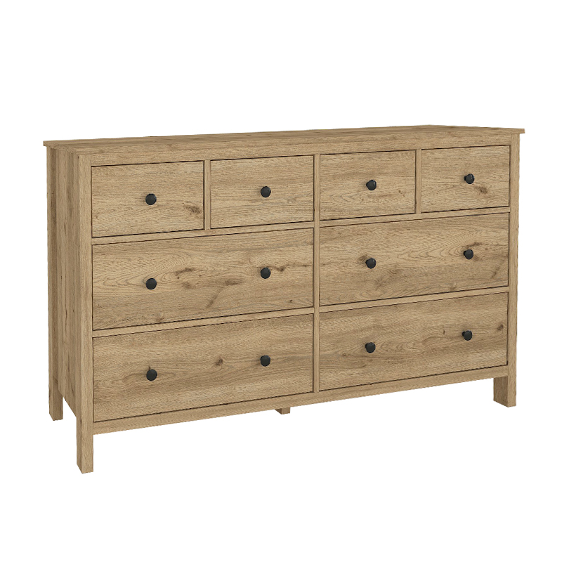 Συρταριέρα - Μπουφές Sabina Megapap χρώμα sepet oak 160x50x96εκ.