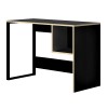 Γραφείο εργασίας Cubo Megapap χρώμα black wood 110x50x75εκ.