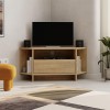 Έπιπλο τηλεόρασης γωνιακό Viva Megapap χρώμα sapphire oak 95,7x35,4x45εκ.