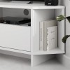 Έπιπλο τηλεόρασης γωνιακό Viva Megapap χρώμα λευκό 95,7x35,4x45εκ.