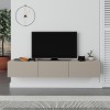 Έπιπλο τηλεόρασης επιτοίχιο Francy Megapap χρώμα sandstone 180x30x30εκ.