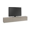 Έπιπλο τηλεόρασης επιτοίχιο Francy Megapap χρώμα sandstone 180x30x30εκ.