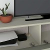 Έπιπλο τηλεόρασης επιτοίχιο Francy Megapap χρώμα ash green 135x31,7x25εκ.
