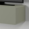Έπιπλο τηλεόρασης επιτοίχιο Francy Megapap χρώμα ash green 135x31,7x25εκ.