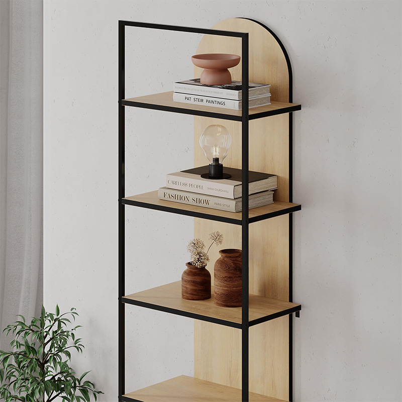 Βιβλιοθήκη Archy Megapap χρώμα sapphire oak 53x31,7x180εκ.