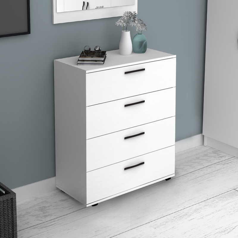 Συρταριέρα Velika Megapap χρώμα λευκό 73x44x96εκ.