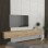 Έπιπλο τηλεόρασης επιτοίχιο Espanse Megapap χρώμα sapphire oak 241,8x31,7x30εκ.
