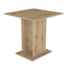 Σετ τραπεζαρία 5τμχ Allos - Iris Megapap χρώμα sapphire oak - ανοιχτό μπεζ 75x75x77εκ.