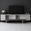 Έπιπλο τηλεόρασης Haven Megapap χρώμα travertine 180x30x50εκ.