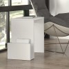 Τραπεζάκι βοηθητικό Regnar Megapap χρώμα λευκό  43,1x33,5x52εκ.