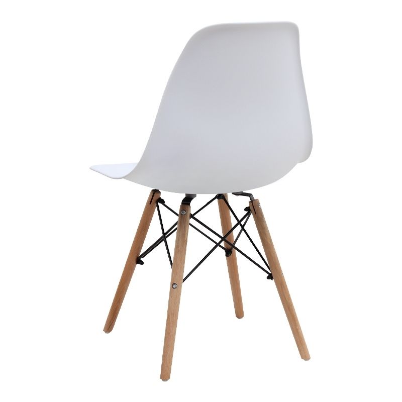 Σετ τραπεζαρία 5τμχ Darlen - Nova Megapap χρώμα sencron black - λευκό 125x72x74εκ.
