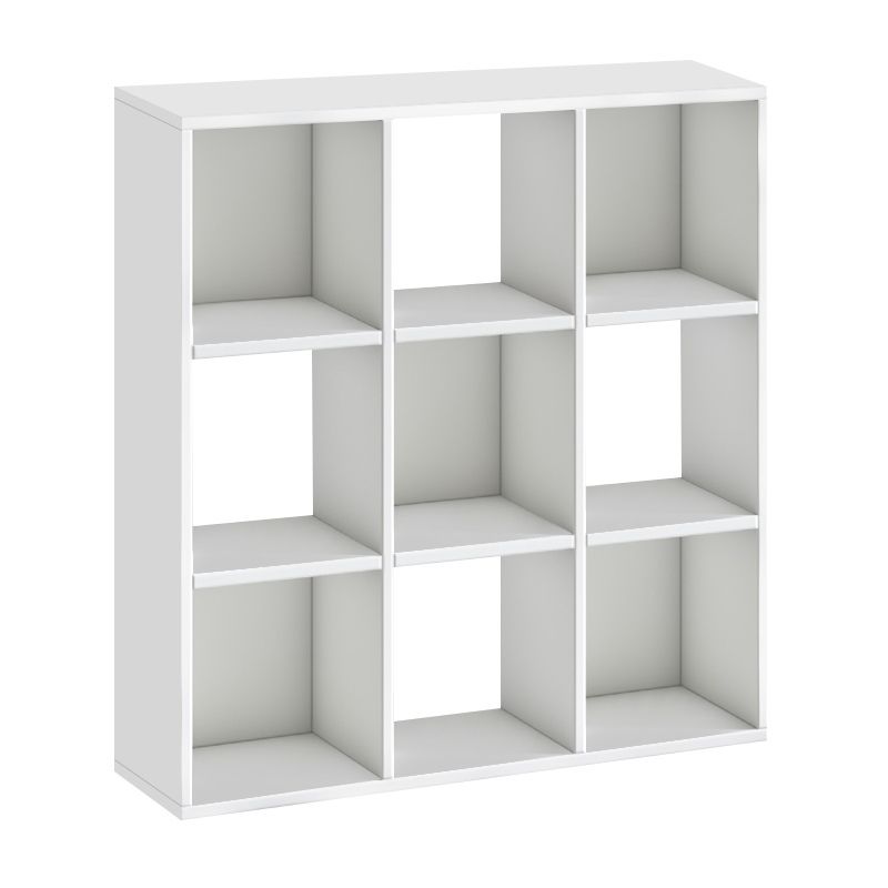 Βιβλιοθήκη Cube Megapap χρώμα λευκό 90x30x90εκ.