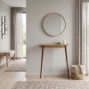 Κονσόλα επιτοίχια Moca Megapap χρώμα sapphire oak 60x22x77εκ.