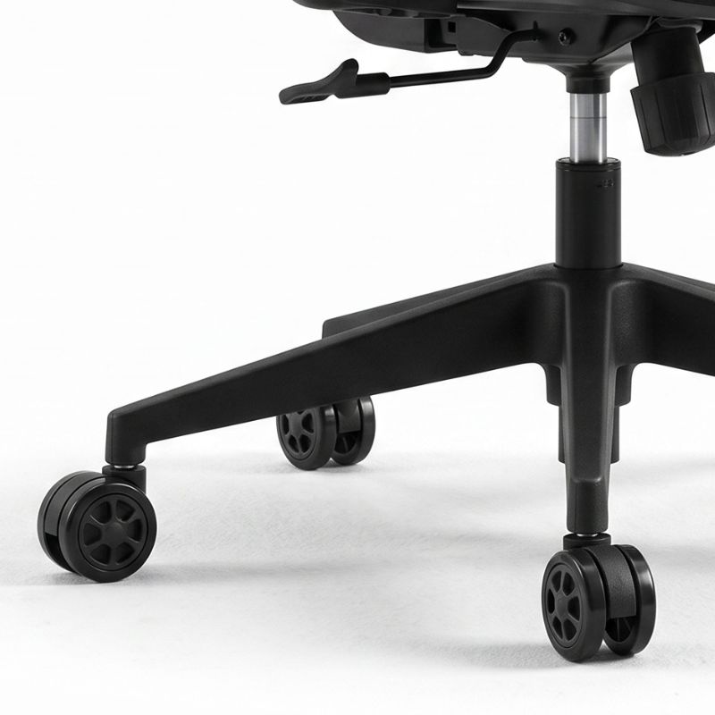 Ανταλλακτικά Ροδάκια Megapap για καρέκλες γραφείου σετ 5 τμχ χρώμα μαύρο