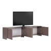Έπιπλο τηλεόρασης Aurelia Megapap χρώμα μόκα 180x32x45εκ.