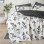 Σετ παπλωματοθήκη Ohia Cotton Box 4 τμχ Διπλή (200x220) χρώμα ανθρακί