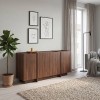 Μπουφές Dorma Megapap χρώμα καρυδί 180x45x80,2εκ.