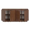 Μπουφές Dorma Megapap χρώμα καρυδί 180x45x80,2εκ.