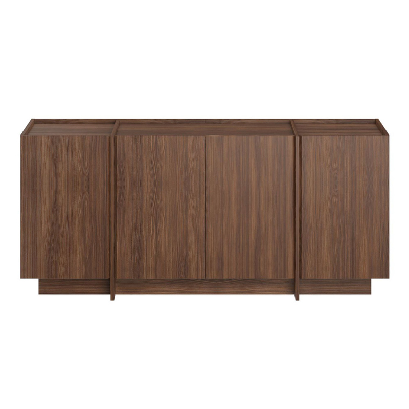 Μπουφές Dorma Megapap χρώμα καρυδί 180x45x80,2εκ.