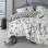 Σετ παπλωματοθήκη Hilaris Cotton Box 4 τμχ Διπλή (200x220) χρώμα ανθρακί