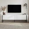 Έπιπλο τηλεόρασης Nexus Megapap χρώμα λευκό 180x30x45,5εκ.