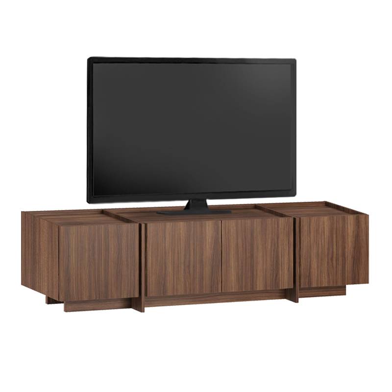 Έπιπλο τηλεόρασης Dorma Megapap χρώμα καρυδί 180x35x46,2εκ.