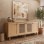 Μπουφές Bohemian Megapap χρώμα φυσικό οξιάς 180x40x75εκ.