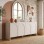 Μπουφές Aurelia Megapap χρώμα κρεμ 180x45x80εκ.