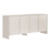 Μπουφές Aurelia Megapap χρώμα κρεμ 180x45x80εκ.