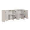 Μπουφές Aurelia Megapap χρώμα κρεμ 180x45x80εκ.