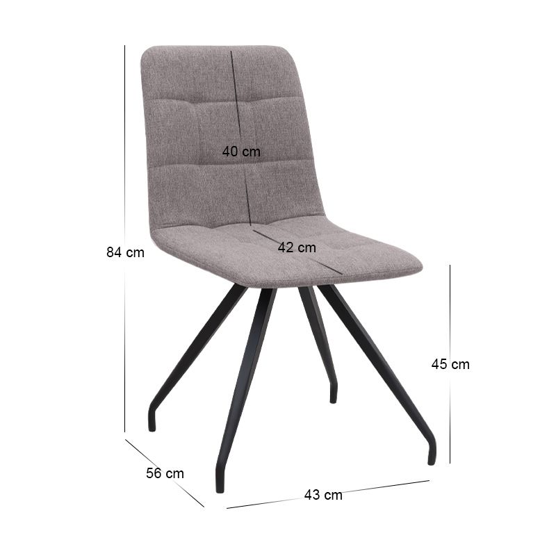 Σετ τραπεζαρία 5τμχ Darlen - Bianca Megapap χρώμα λευκό εφέ μαρμάρου - ανοιχτό μπεζ 125x72x74εκ.