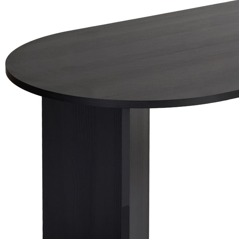 Τραπέζι Sablin Megapap χρώμα black wood 180x89,5x75εκ.