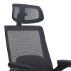 Καρέκλα γραφείου διευθυντική Belora Megapap με ύφασμα Mesh χρώμα μαύρο 63,5x62x117/127εκ.