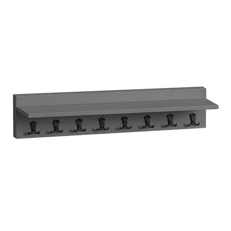 Κρεμάστρα τοίχου Vettini Megapap χρώμα ανθρακί 100x12x20εκ.