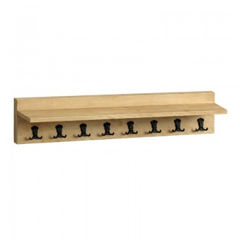 Κρεμάστρα τοίχου Vettini Megapap χρώμα sapphire oak 100x12x20εκ.
