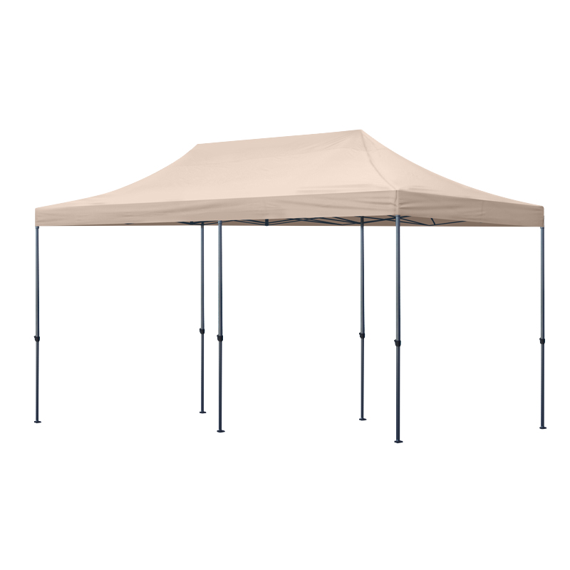 Κιόσκι - Gazebo Bari Megapap πτυσσόμενο μεταλλικός σκελετός - αδιάβροχο ύφασμα χρώμα της άμμου 3x6x3,27m.