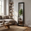 Καθρέπτης δαπέδου - τοίχου Lalu Μegapap χρώμα sencron black 40x150εκ.