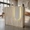 Γραφείο υποδοχής - reception Navita Megapap με LED χρώμα travertine - sandstone 113,6x42x111,8εκ.