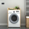 Έπιπλο πλυντηρίου Toren Megapap χρώμα φυσικό οξιάς 65x60x100εκ.