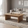 Τραπεζάκι σαλονιού Loana Megapap χρώμα καρυδί Ud 120x70x40εκ.