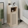 Κομοδίνο Inca Megapap χρώμα light oak 25,2x32x60εκ.