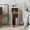 Κομοδίνο Inca Megapap χρώμα light oak 25,2x32x60εκ.