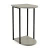 Τραπεζάκι βοηθητικό Roya Megapap χρώμα ash green 41,5x32x56εκ.