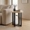Τραπεζάκι βοηθητικό Mesa Megapap χρώμα sapphire oak Ø45x50εκ.