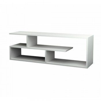 Έπιπλο τηλεόρασης Forever Megapap χρώμα λευκό 120x30x40cm.