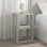 Κομοδίνο - Τραπεζάκι βοηθητικό Lonie Megapap χρώμα sandstone 34x30x55εκ.