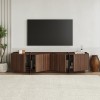 Έπιπλο τηλεόρασης Lowen Megapap χρώμα καρυδί milano 180x35x46,2εκ.