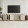 Έπιπλο τηλεόρασης Lowen Megapap χρώμα travertine 180x35x46,2εκ.