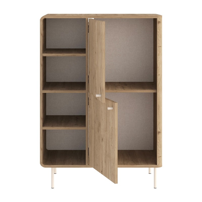 Μπουφές Colia Megapap χρώμα sepet oak 85x44x120,4εκ.